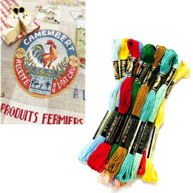 DMC刺繍糸のみ 29本入 ”Délices de Normandie”(ノルマンディーの楽しみ)