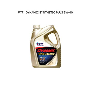 PTT DYNAMIC SYNTHETIC PLUS 5W-40 SM,CJ-4,CI-4 PLUS,CI-4,CH-4,CG-4,E7/E9,VOLVO VDS-4,MB 228.31 6L
