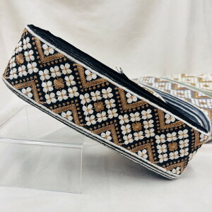 【全品最大2000円OFFクーポン配布中!】【50cm単位】 刺繍リボン インド刺繍リボン リボン 幅約6cm 幅50mm〜幅60mm 太幅 幅広 花柄 小花柄 格子柄 幾何学模様 アクセサリー ハンドメイド 手芸用品