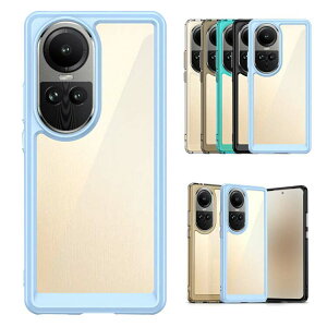 OPPO Reno10 Pro 5G �ϏՌ� �P�[�X �N���A �J�o�[ TPU+�v���X�`�b�N �w�� ���� �V���v�� �I�b�| ���m10 �v�� �X�g���b�v�z�[�� �X�}�[�g�t�H���P�[�X ��������