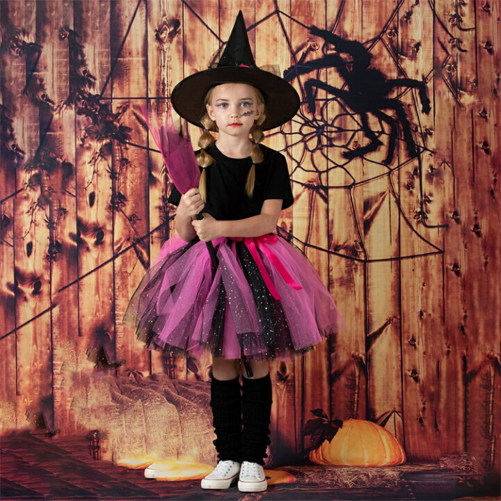 楽天市場】ハロウィン 衣装 女の子 チュチュスカート 3点 コスプレ 