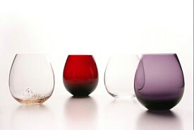 karai 江戸硝子 被せ赤 KARA-1/被せ紫 KARA-2 廣田硝子 ガラス デザイン グラス レトロ おしゃれ クリア ハイボール 水割り カクテルグラス プレゼント 桐箱入り ギフト 贈り物 結婚祝 記念日 記念品 お父さん お母さん 古希祝【新生活】