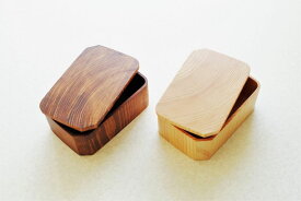 媛ひのき 弁当箱 「年輪」 S - 角なし LINK WOOD DESIGN 手作り 木製 お弁当箱 木 ウッド ランチボックス 弁当箱おすすめ 可愛い かわいい おしゃれ モダン 高級 小さい 無垢 キッズ オシャレ アジアン 桧 檜 木製食器 プレゼント ギフト くりぬき弁当箱