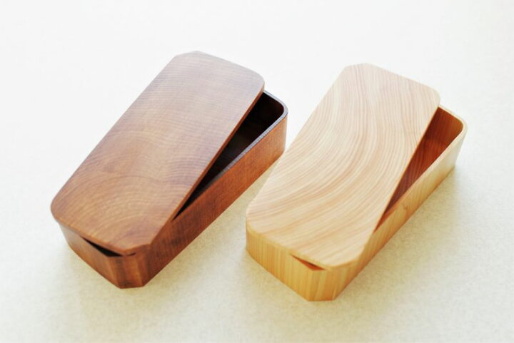 楽天市場】媛ひのき 弁当箱 「年輪」 L - 角なし LINK WOOD DESIGN 