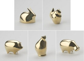 ブラスブロック　ぶた　能作 のうさく nousaku 真鍮製 ブラス brass 鋳物 工芸品 豚さん 四足 動物 モチーフ シルエット 玄関 机 ペーパーウェイト オブジェ 窓辺 小物 飾り 置物 モダン 前衛的 抽象的 シック 可愛い おしゃれ 重い ゆるかわ 無機的 デザイナーズ
