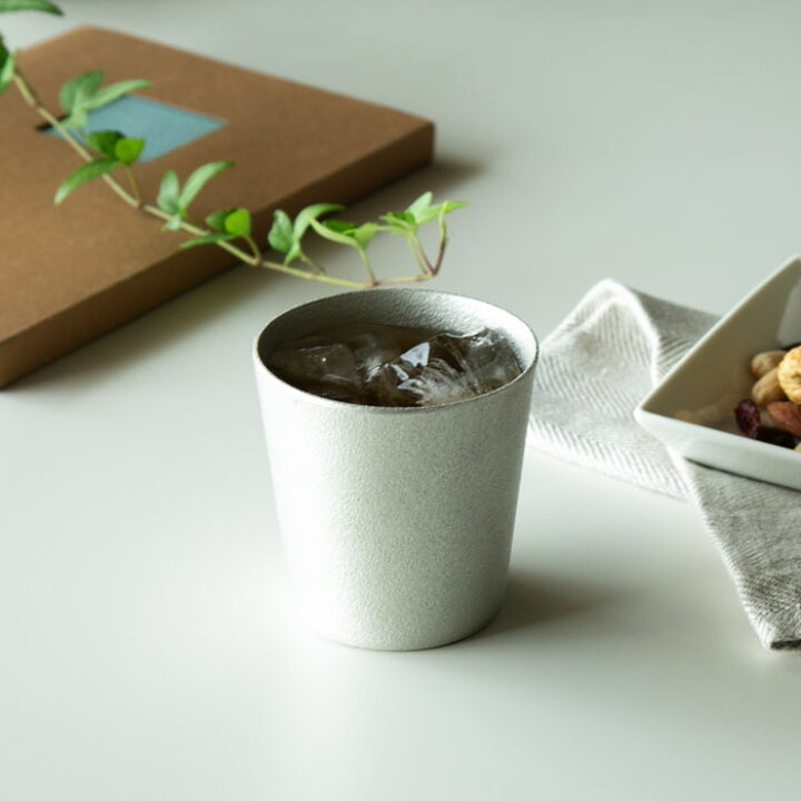 楽天市場】タンブラー 能作 錫 のうさく nousaku 錫製品 tin 銀色 鋳物 
