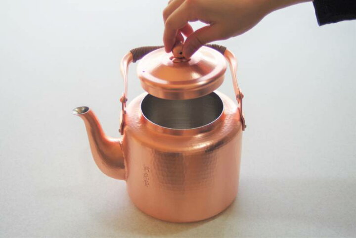 楽天市場】【手打ち 新鎚起純銅 湯沸かし】 2,5L 新光金属 新光堂 新潟 