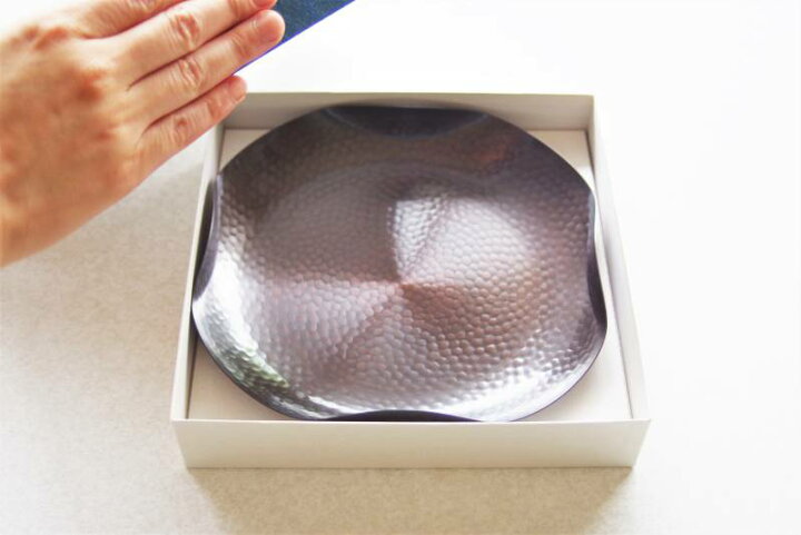 楽天市場】純銅製 高級 菓子皿 新光金属 新光堂 新潟県燕市 茶器 銅の 