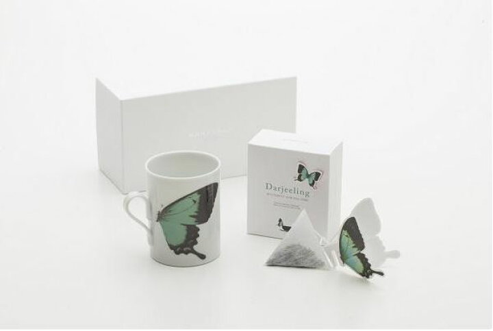 楽天市場】バタフライティー マグ green＆Darjeeling 「九谷焼」の粘土 