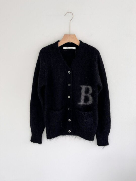 楽天市場】【Bilitis dix-sept ans】 Mohair Letterd Cardigan 