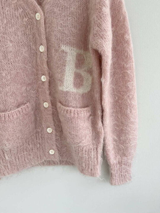 楽天市場】【Bilitis dix-sept ans】 Mohair Letterd Cardigan 