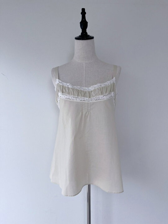 楽天市場】【Bilitis dix-sept ans】 York Gathered Camisole  