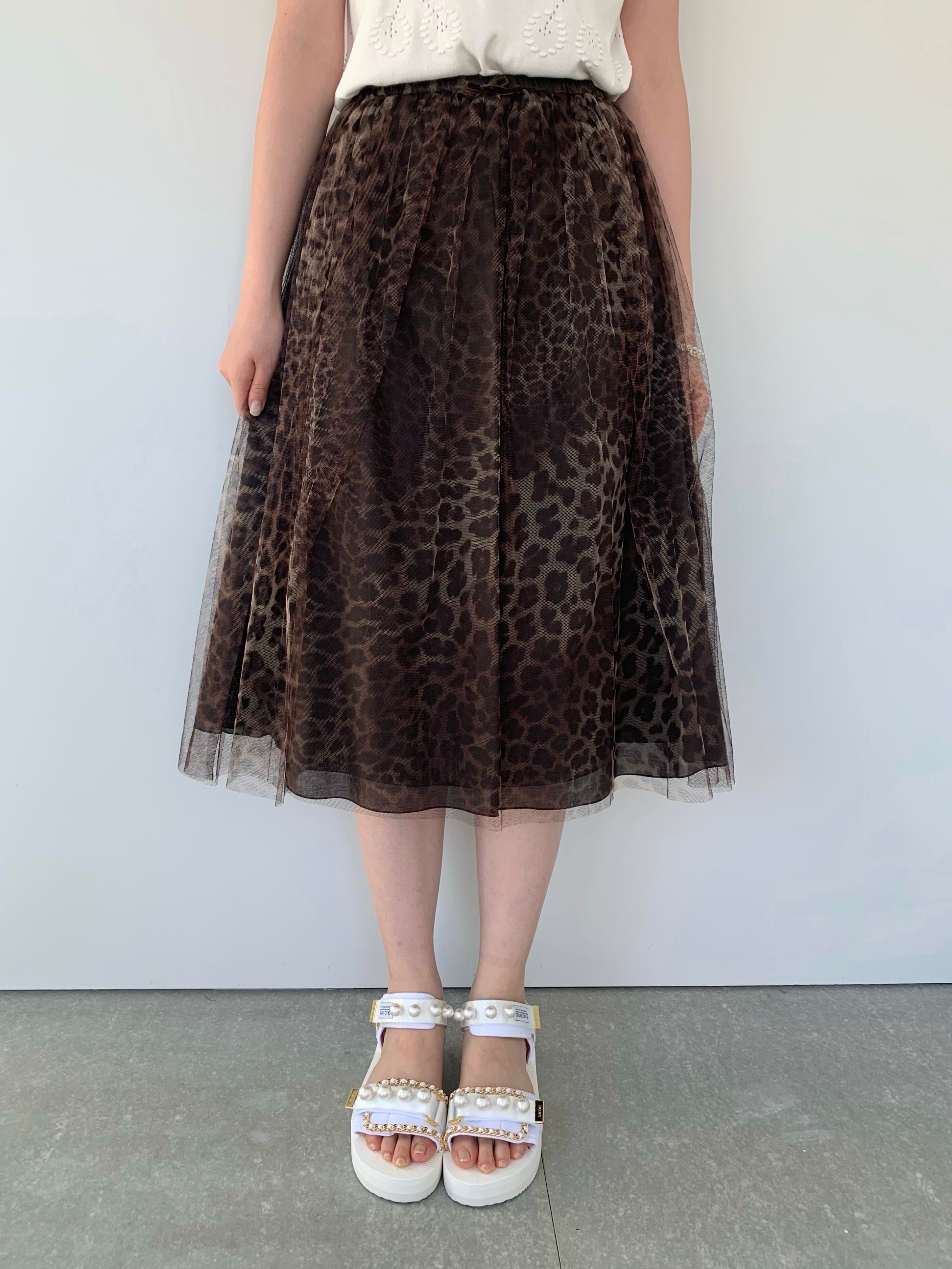 楽天市場】【Bilitis dix-sept ans】 Leopard Tutu Skirt 72cm