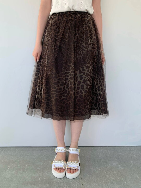 楽天市場】【Bilitis dix-sept ans】 Leopard Tutu Skirt 72cm  