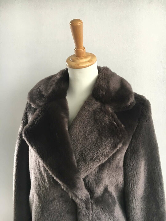 楽天市場】【Bilitis dix-sept ans】 Fake Fur Long Coat ビリティス 