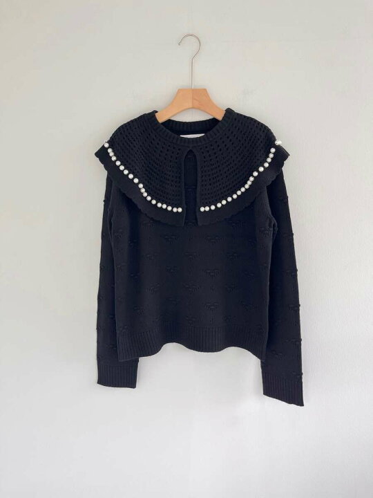 MUVEIL WORK（ミュベールワーク）の「多種柄編みニットプルオーバー  