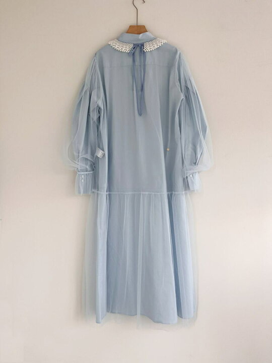 楽天市場】【MUVEIL】 チュールシャツワンピース MA233FA005  