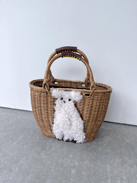 楽天市場】【MUVEIL】 シュナウザーカゴバッグ ミュベール かごバッグ 