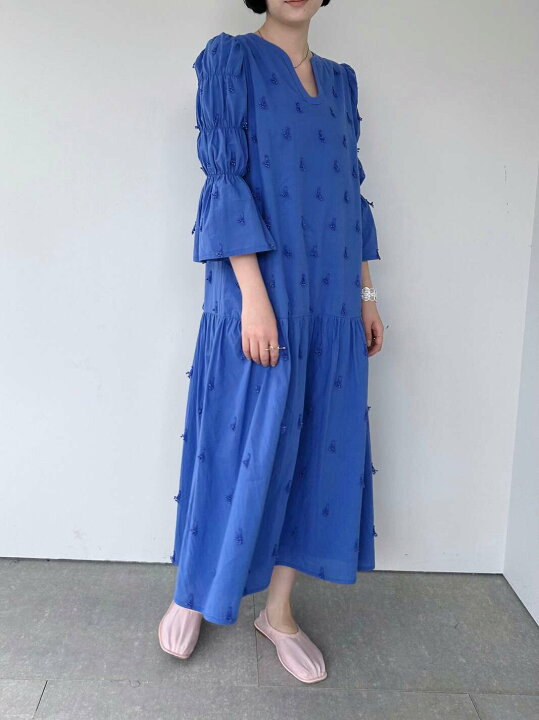 楽天市場】【MUVEIL】 レース刺繍ワンピース ミュベール フリンジ  