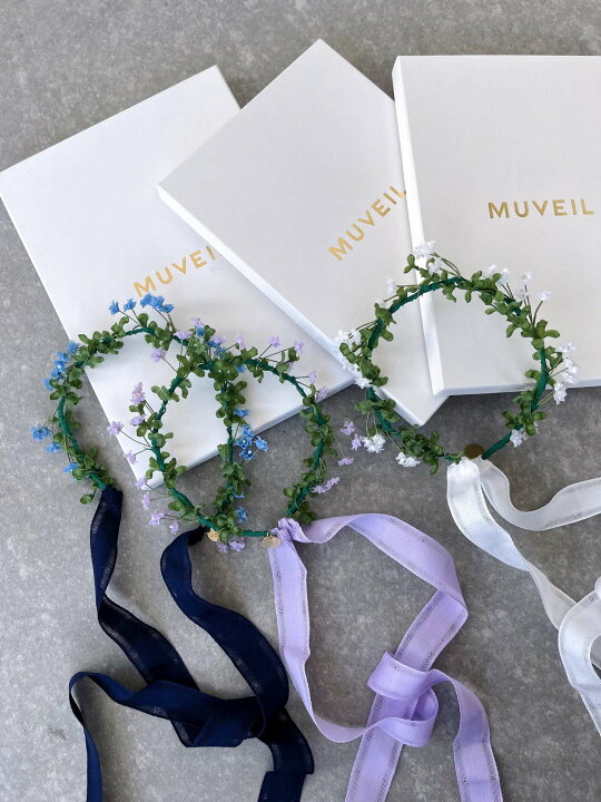 楽天市場】【MUVEIL】 花冠ネックレス ミュベール アクセサリー White 