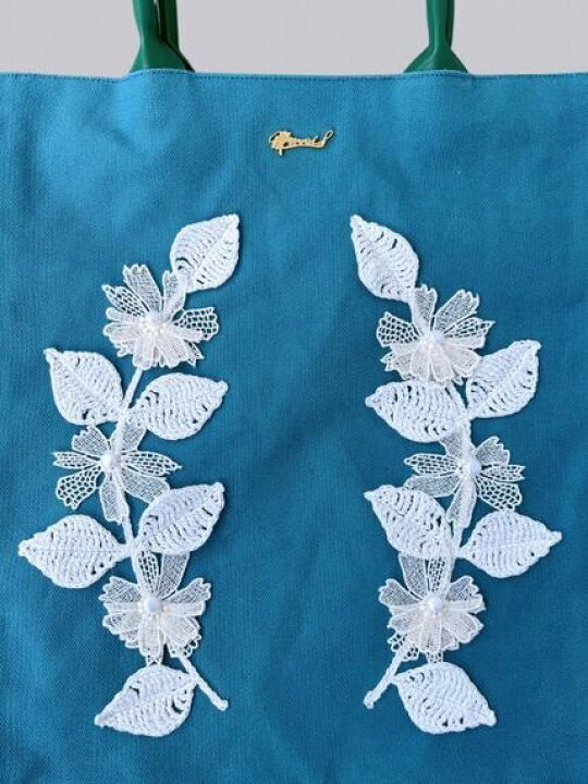 楽天市場】【MUVEIL】 カメオ刺繍バッグ ミュベール 手編み 花  