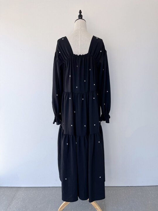 楽天市場】【MUVEIL】 パール刺繍ワンピース ミュベール フラワー 