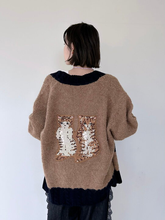 楽天市場】【MUVEIL】 ネコ刺繍ガウン MA242KCD003 ミュベール 