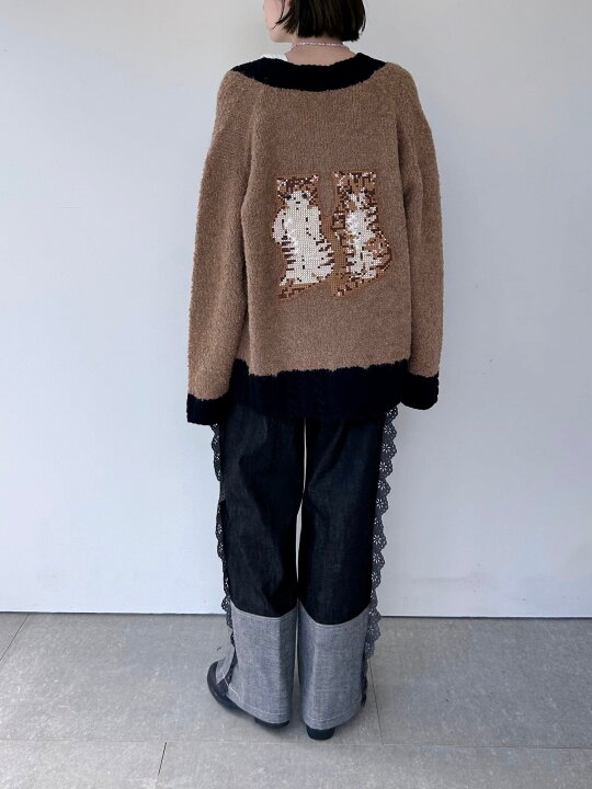 楽天市場】【MUVEIL】 ネコ刺繍ガウン MA242KCD003 ミュベール 
