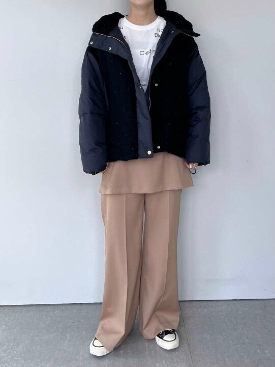 楽天市場】【MUVEIL】 ツイードダウンコート ミュベール アウター 