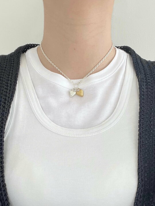 楽天市場】【Enasoluna】 Unit heart necklace エナソルーナ ハート 