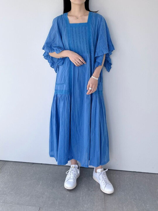 楽天市場】【Sara Mallika】 Joint Lace Frill Sleeve Dress  