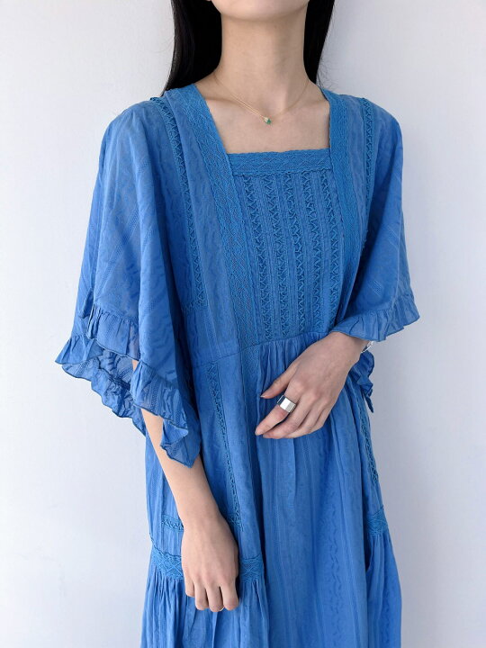 楽天市場】【Sara Mallika】 Joint Lace Frill Sleeve Dress 