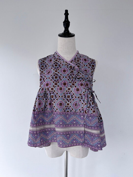 楽天市場】【Sara Mallika】 Kareena Square Print Rabari Jacket 