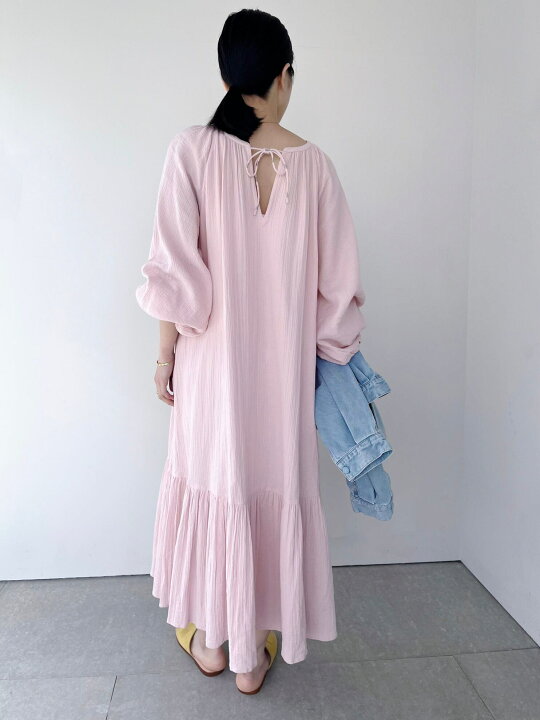 楽天市場】【Sara Mallika】 Cotton Gauze Long Dress サラマリカ 