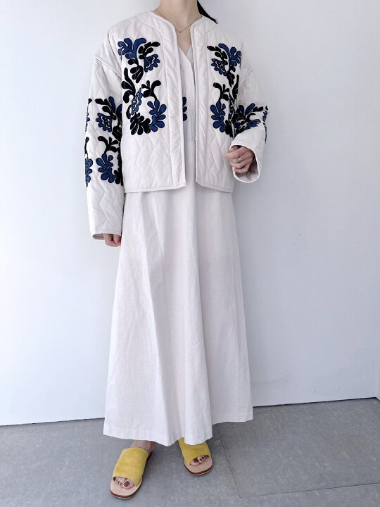 楽天市場】【Sara Mallika】 Cotton Linen Patchwork Embroidery 