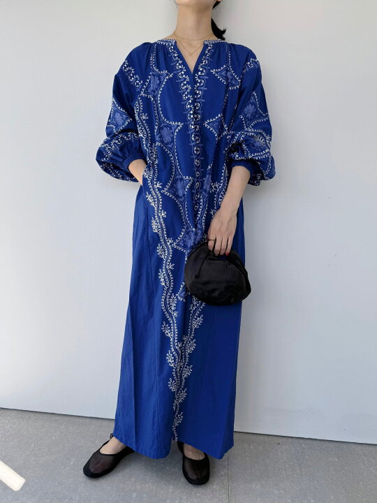 楽天市場】【Sara Mallika】 Cotton Linen Daiamonde Aari Embroidery  