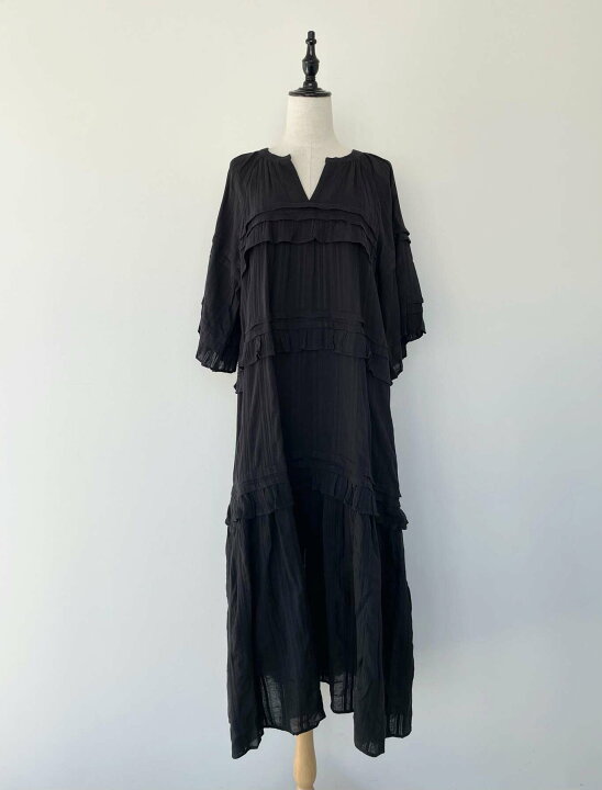 楽天市場】【Sara Mallika】 CTN STRIPE JQD FRILL DRESS 