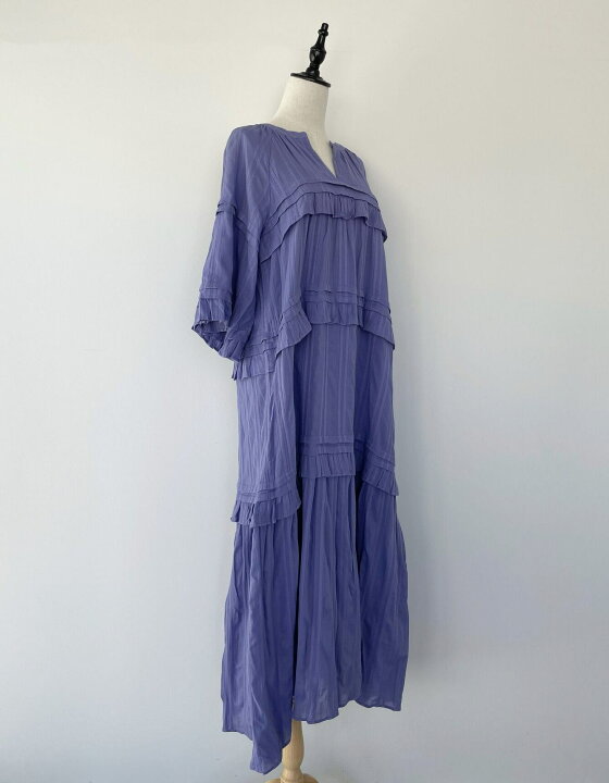 楽天市場】【Sara Mallika】 CTN STRIPE JQD FRILL DRESS サラマリカ 