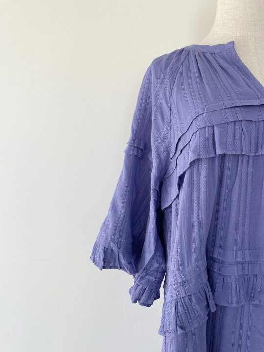 楽天市場】【Sara Mallika】 CTN STRIPE JQD FRILL DRESS  