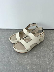 �ySOL SANA�z Athena Sandal �\���T�i �A�e�l�T���_�� ���]�[�g �X�����O�o�b�N �C���|�[�g �V���[�Y ���U�[ �v �t���b�g�T���_�� �X�|�[�e�B�[ �E�F�b�W Off White SS222S511N KOKO