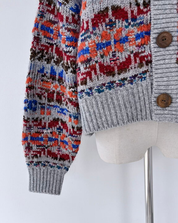楽天市場】【COOHEM】 KOUHEN FAIR ISLE KNIT CARDIGAN コーヘン 11 