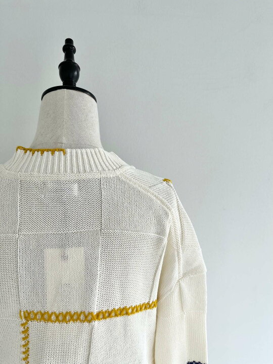 楽天市場】【COOHEM】 STITCH WORK KNIT CARDIGAN コーヘン ステッチ 