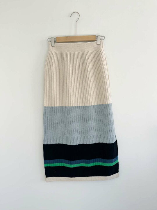 楽天市場】【TRICOTÉ】 PLAIN RIB MULTI SKIRT トリコテ プレーン リブ 