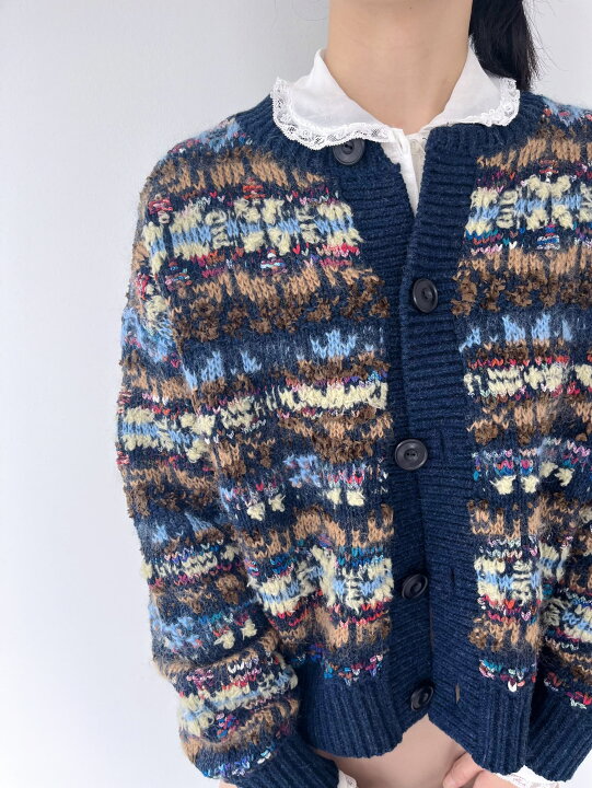 楽天市場】【COOHEM】 KOUHEN FAIR ISLE KNIT CARDIGAN コーヘン 11 