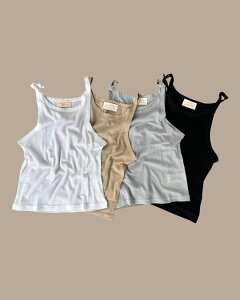 �yCaRouseLamBRa�z Dot Camisole �h�b�g�L���~�\�[�� �h���C �V�A�[ �R�b�g�� White Beige Gray Black 251-375 KOKO