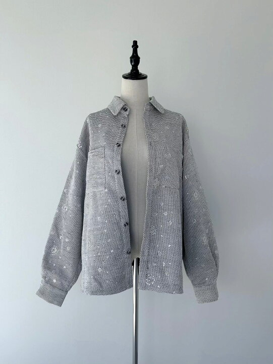 楽天市場】【sister jane】 Otis Beaded Tweed Over Jacket シスター 
