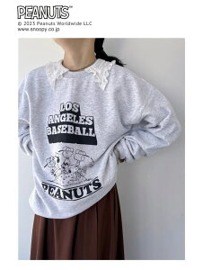 yGOOD WEARz@PEANUTS Be[WXEFbg Xk[s[ SNOOPY LN^[ Gray Black