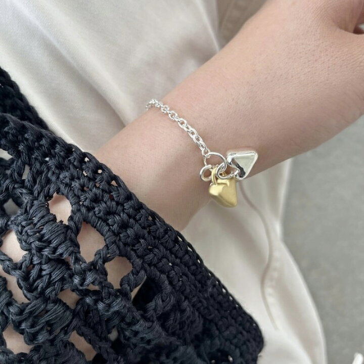 楽天市場】【Enasoluna】 Unit heart bracelet エナソルーナ ハート 