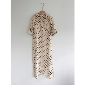 【Bilitis dix-sept ans】 ビリティス ディゼッタン Dress Dot ドット ドレス Beige Navy Black 2913-664 2913-665 KOKO