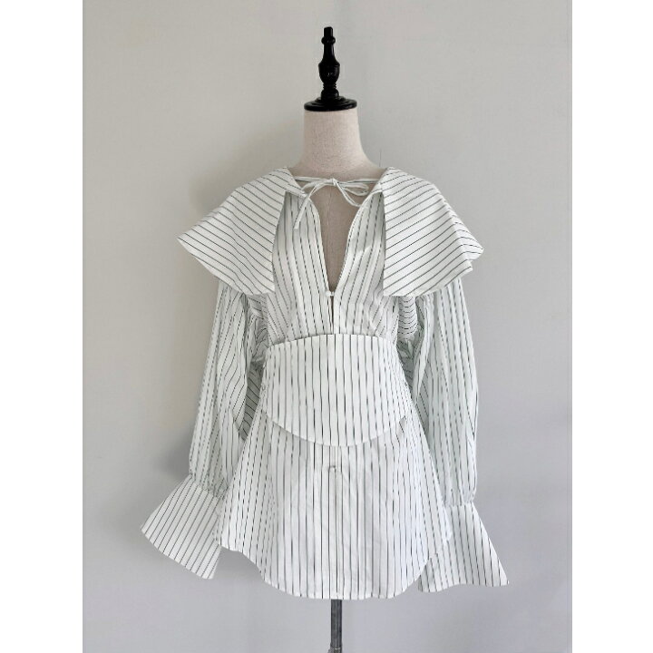 楽天市場】【DECO depuis 1985】 Big Collar Belt Shirts シャツ 